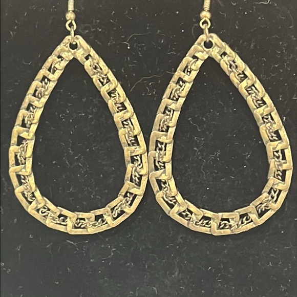 Pewter Dangle Earrings for Women - Picture 2 of 9